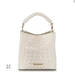 Brahmin Cream Croc-Embossed Shoulder Bag
Offers welcome! Color coconut milk